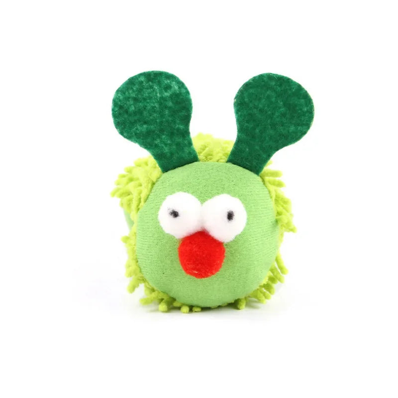 Cat Chew Toys Caterpillar Catnip Molar Teaser for Kittens