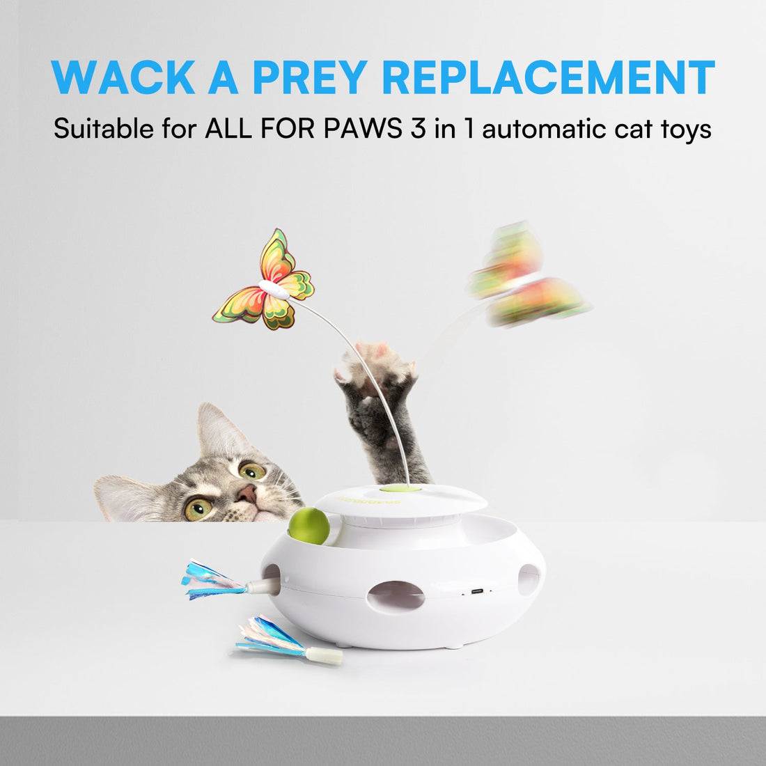 Motion Activated Cat Toy 3 in 1