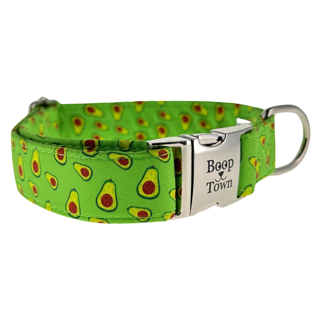 Boop Town Durable Cotton Dog Collar – Adjustable with Metal Buckle