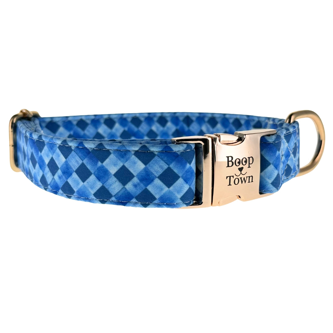 Boop Town Durable Cotton Dog Collar – Adjustable with Metal Buckle