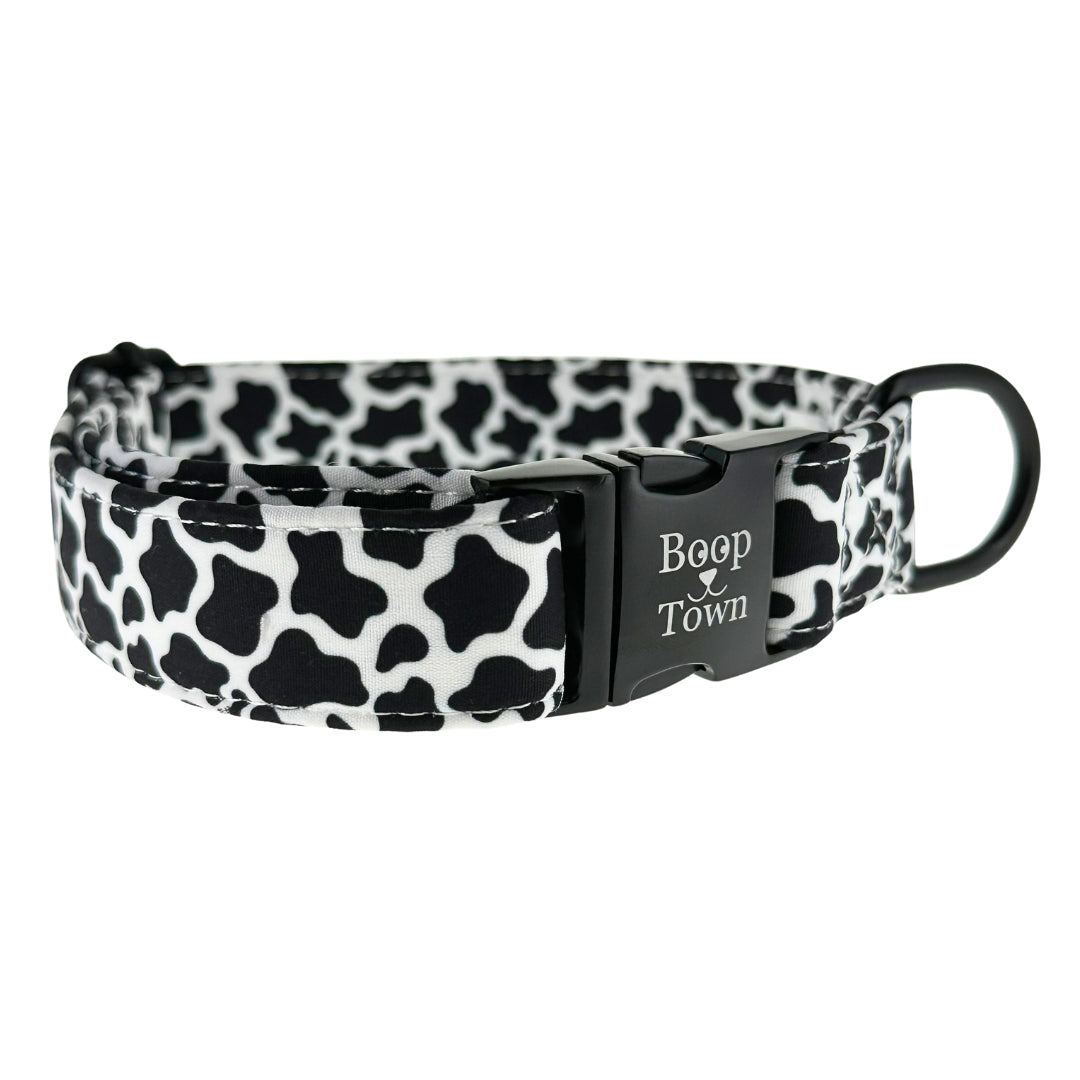 Boop Town Durable Cotton Dog Collar – Adjustable with Metal Buckle