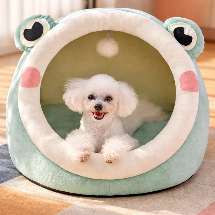 Kawaii Frog Pet Bed