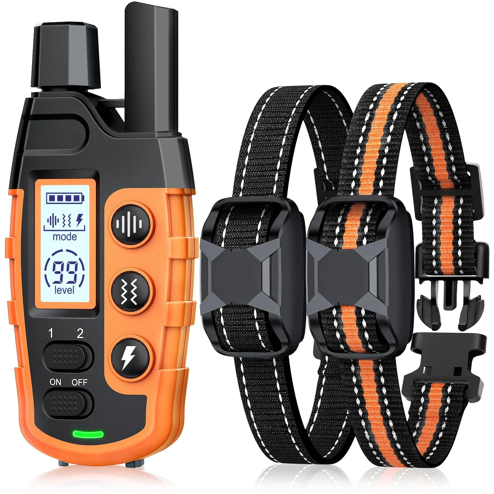3300Ft Electric Dog Training Collar Remote Waterproof Shock Vibration