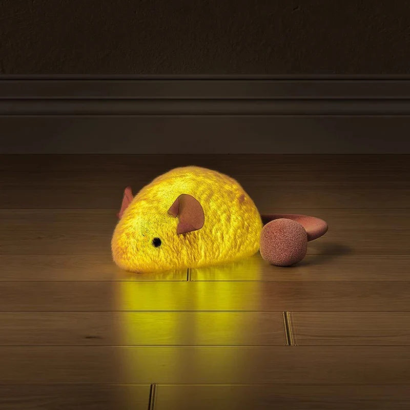 Interactive Plush Mouse Cat Toy for Indoor Self-Playing Kittens