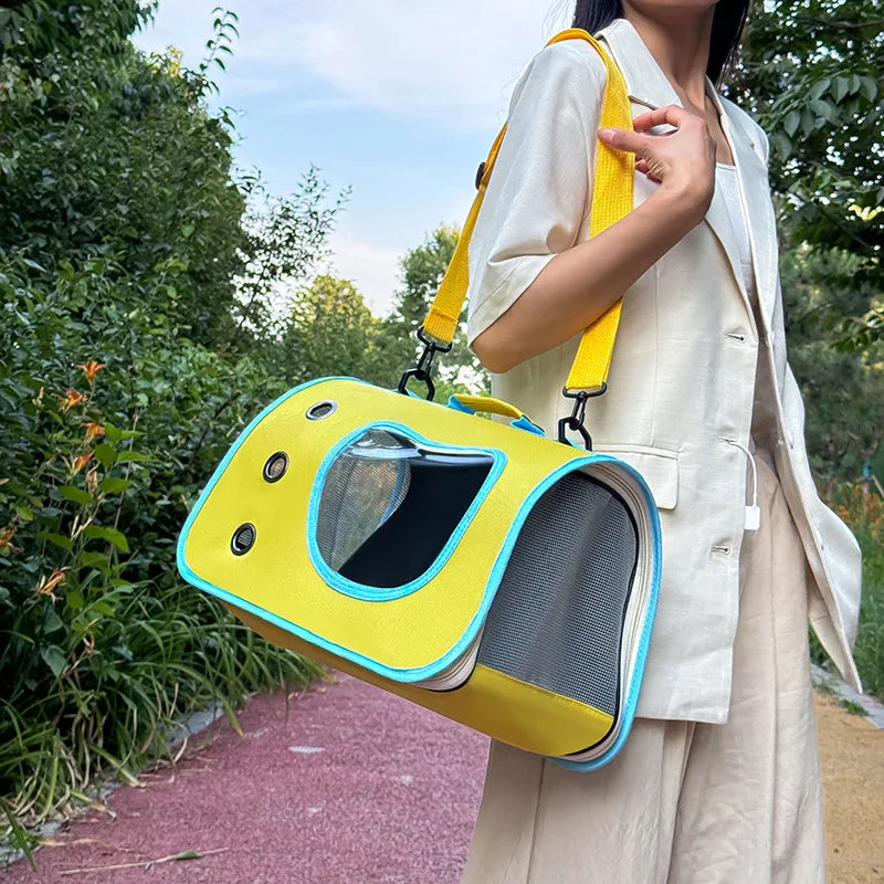 Portable Foldable Pet Carrier Bag for Cats & Small Dogs