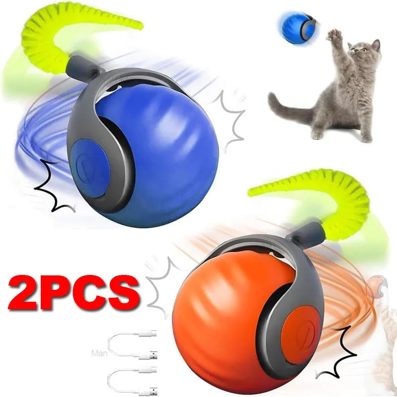 Speedy Tail 2.0 Smart Interactive Cat Toy with Automatic Balls