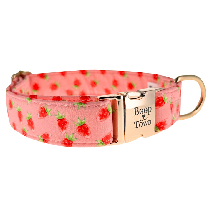 Boop Town Durable Cotton Dog Collar – Adjustable with Metal Buckle