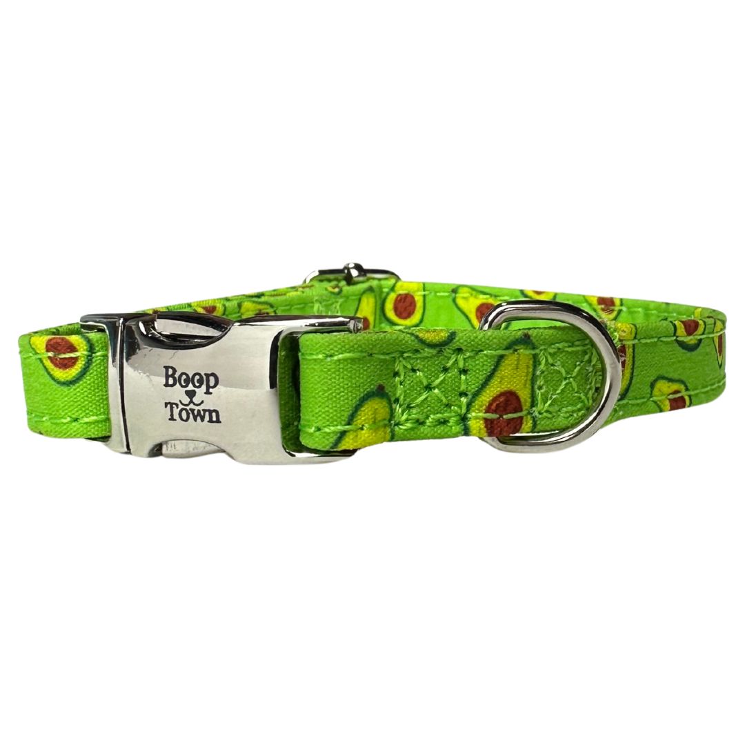 Boop Town Durable Cotton Dog Collar – Adjustable with Metal Buckle
