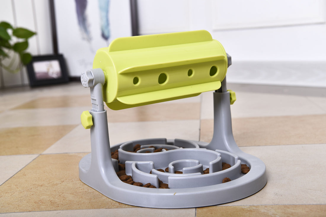 'Roto Paw' IQ Training Interactive Rotating Slow Dog Feeder